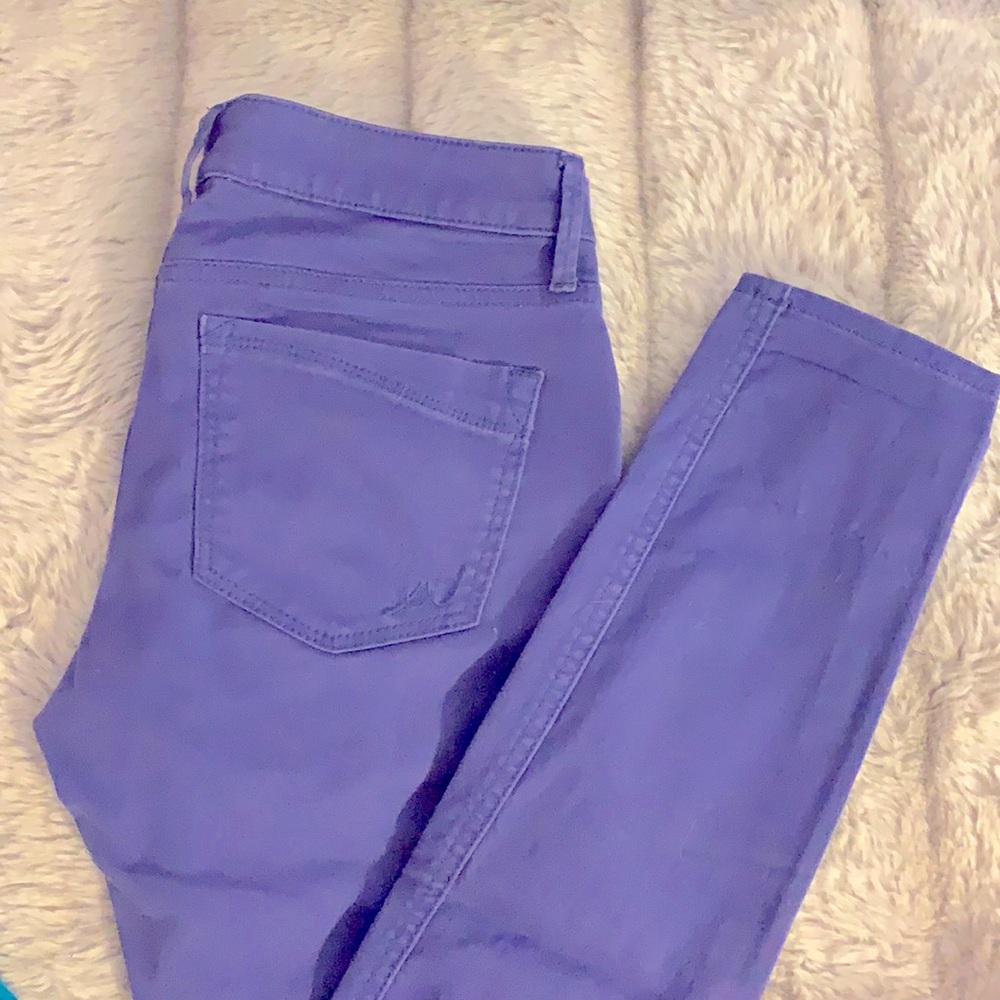 Express Jeans - Skinny Leg - Purple - size 0